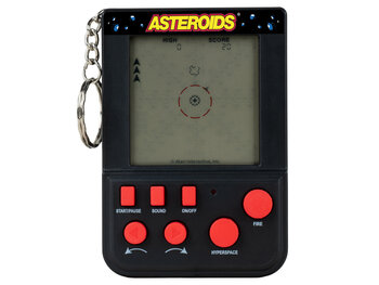 Atari Asteroids - retro gaming keychain
