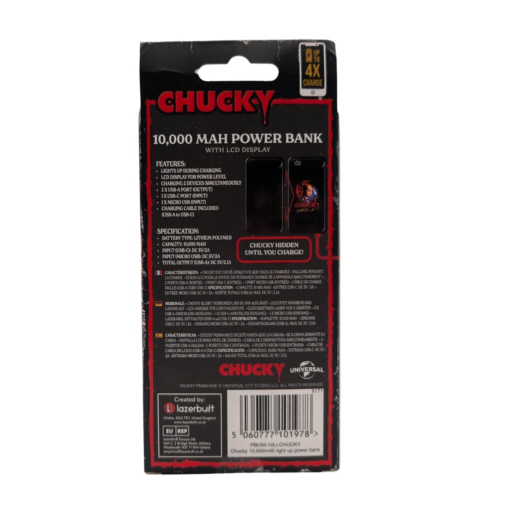 Chucky Chucky - light up power bank