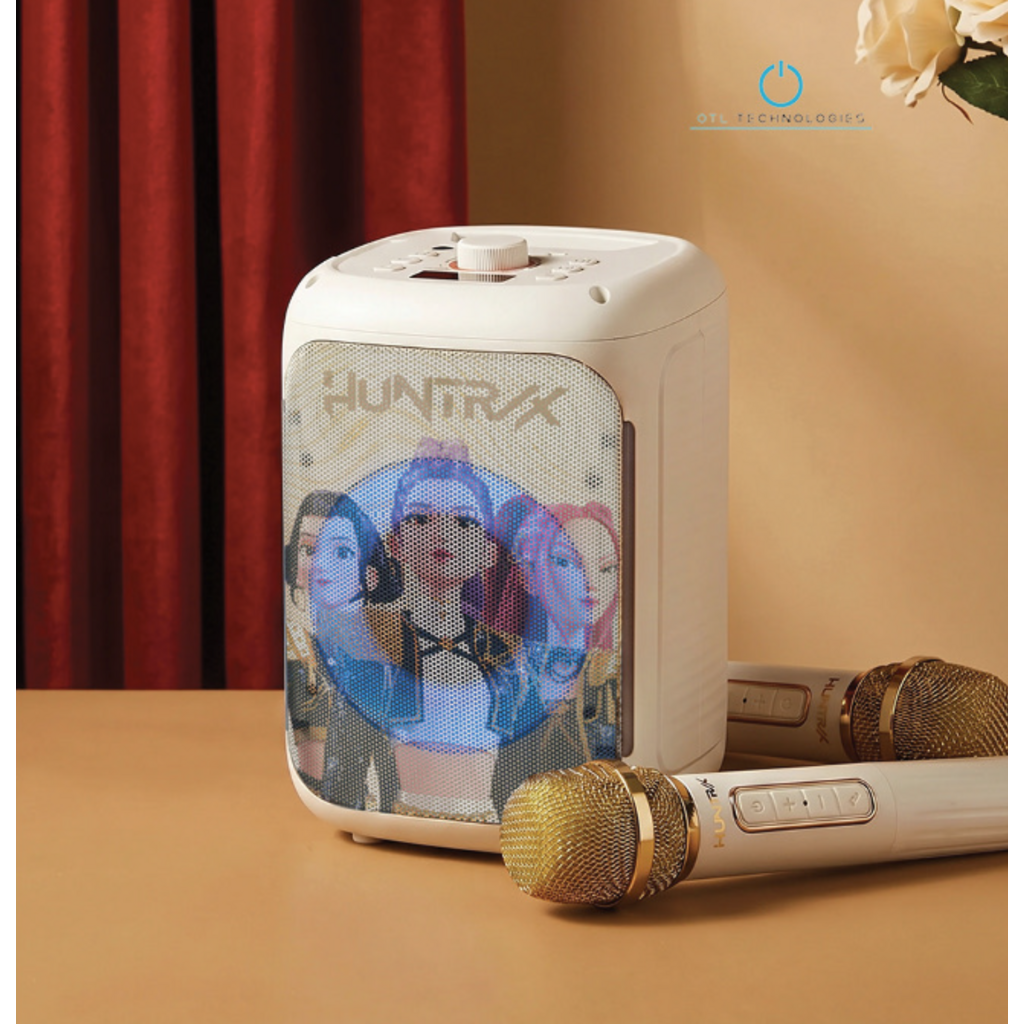 KPop Demon Hunters KPop Demon Hunters - Huntr/x Golden - karaoke set met twee microfoons