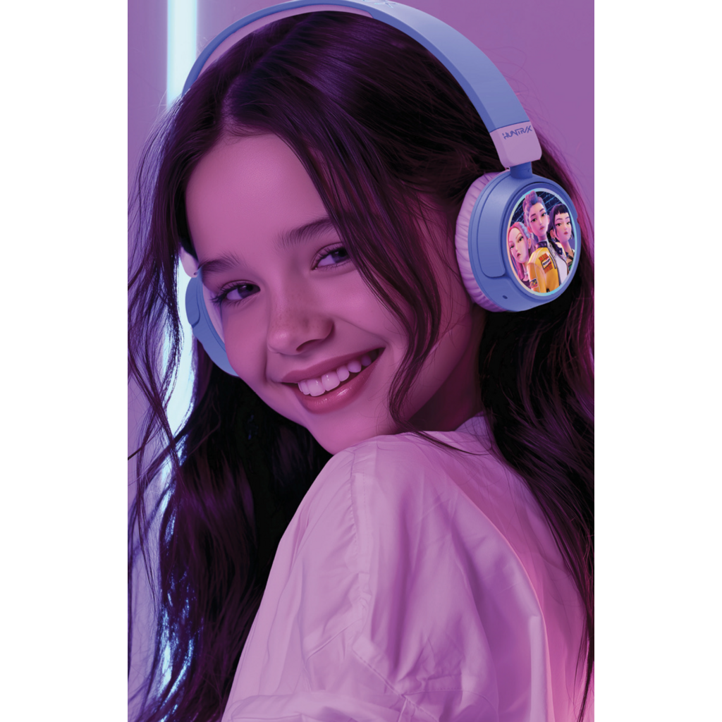 KPop Demon Hunters KPop Demon Hunters - Huntr/x - junior bluetooth koptelefoon
