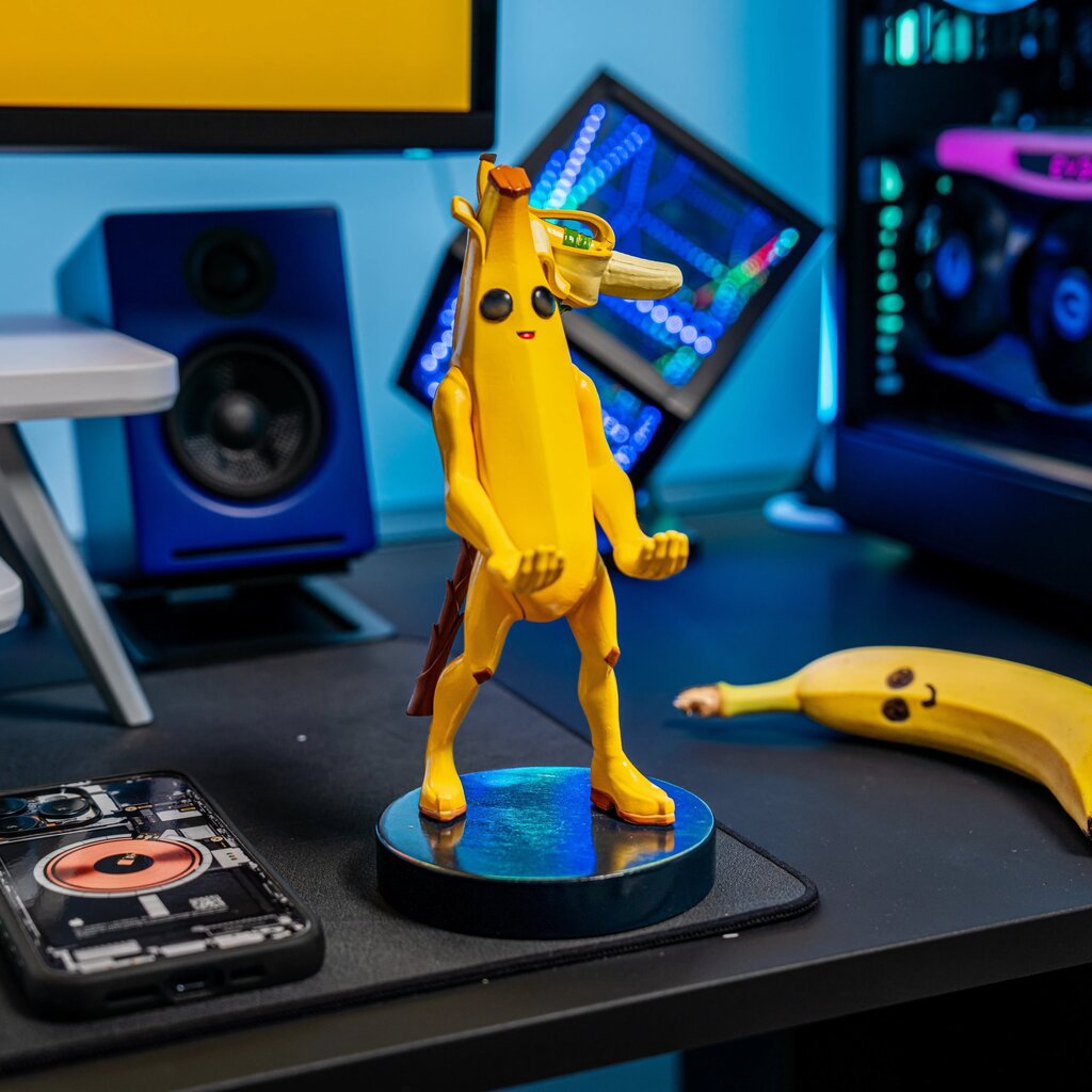 Fortnite - Peely - figurine standaard voor telefoon | controller | oplaadcase (Cable Guys Original)