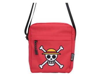 One Piece - Luffy Jolly Roger - crossbody tas - rood (Nemesis Now)