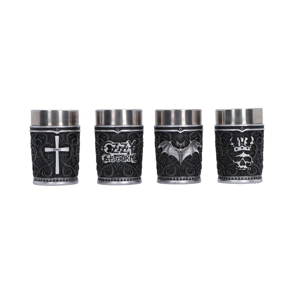 Ozzy Osbourne Ozzy Osbourne - Prince of Darkness  - shotglazen set (Nemesis Now)
