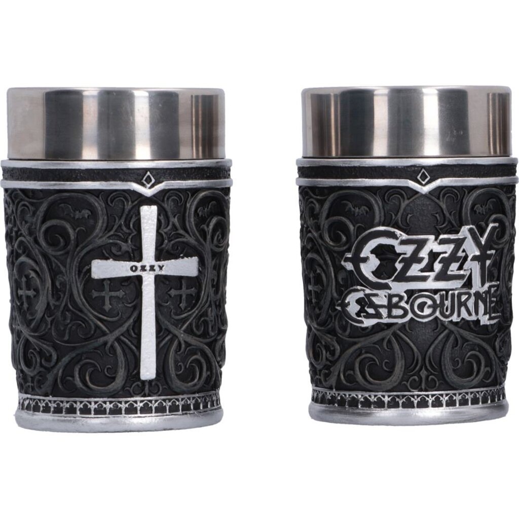 Ozzy Osbourne Ozzy Osbourne - Prince of Darkness  - shotglazen set (Nemesis Now)