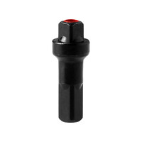 thumb-Alu - Nippel - Double Square - Zwart - 14G - ABT-1