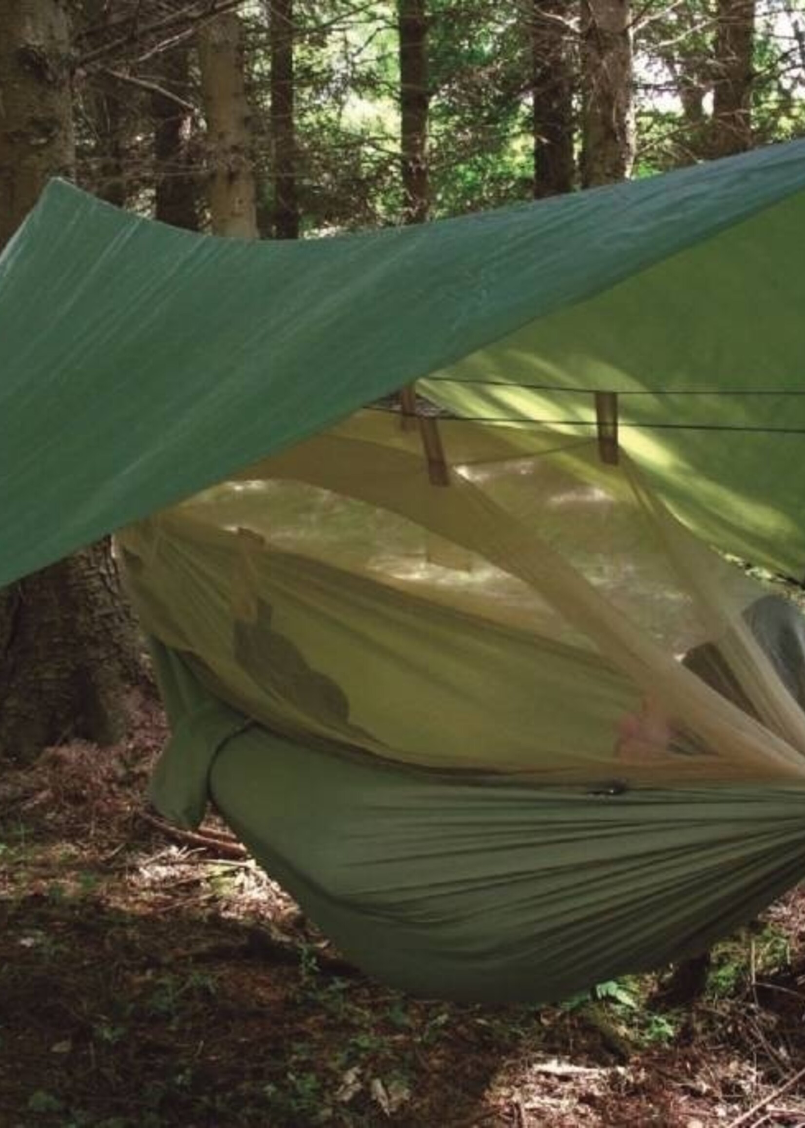 Highlander Crusader Wasserdichte Hängematte + Tarp - Olivgrün