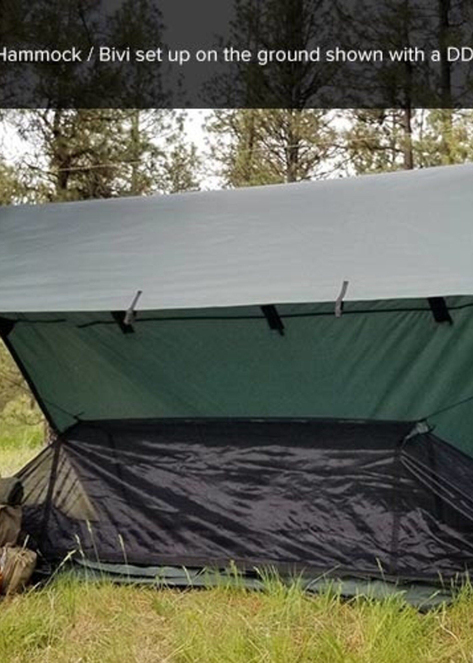 DD Hammocks Reisehängematte / Bivi - Olivgrün