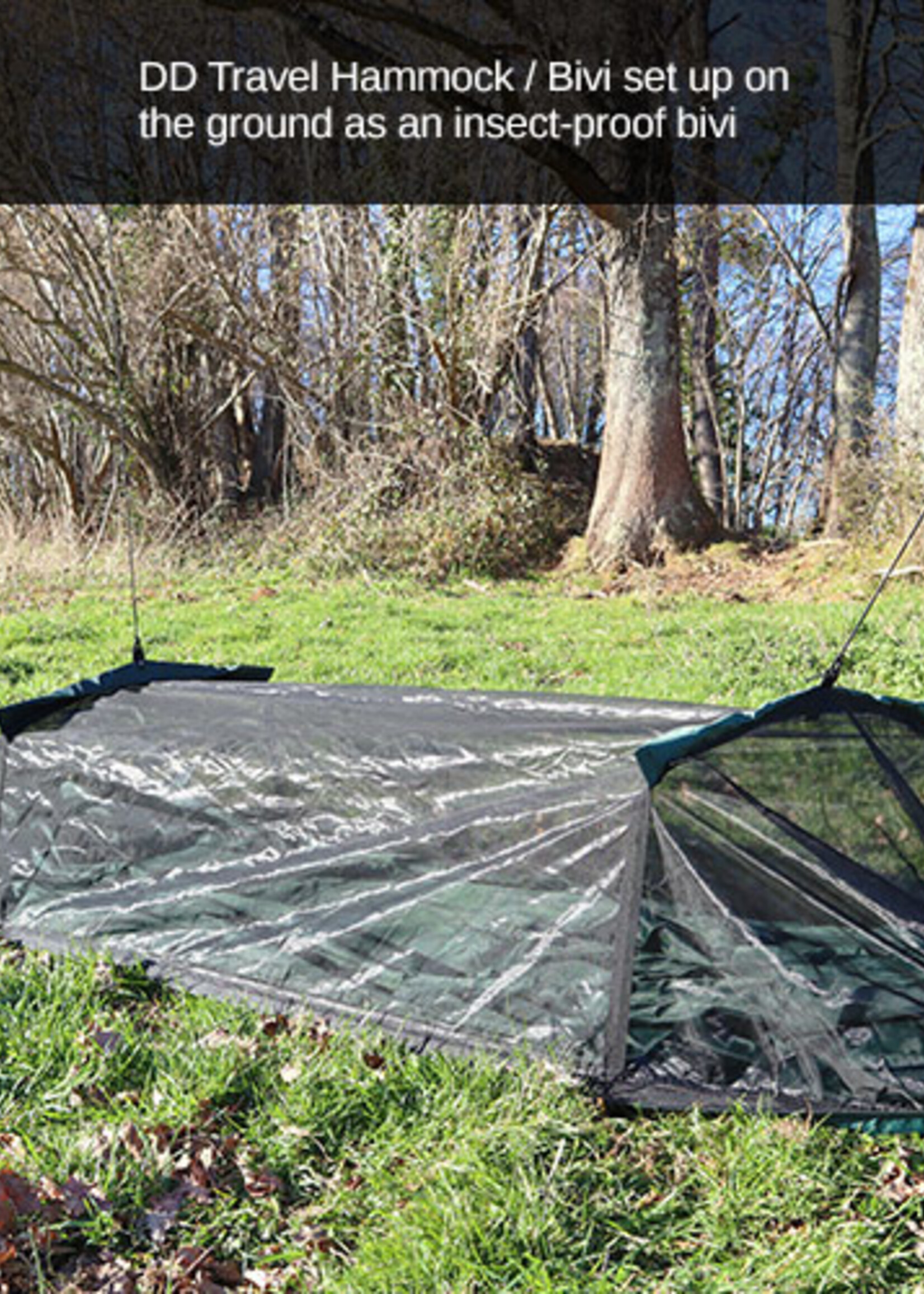DD Hammocks Reisehängematte / Bivi - Olivgrün