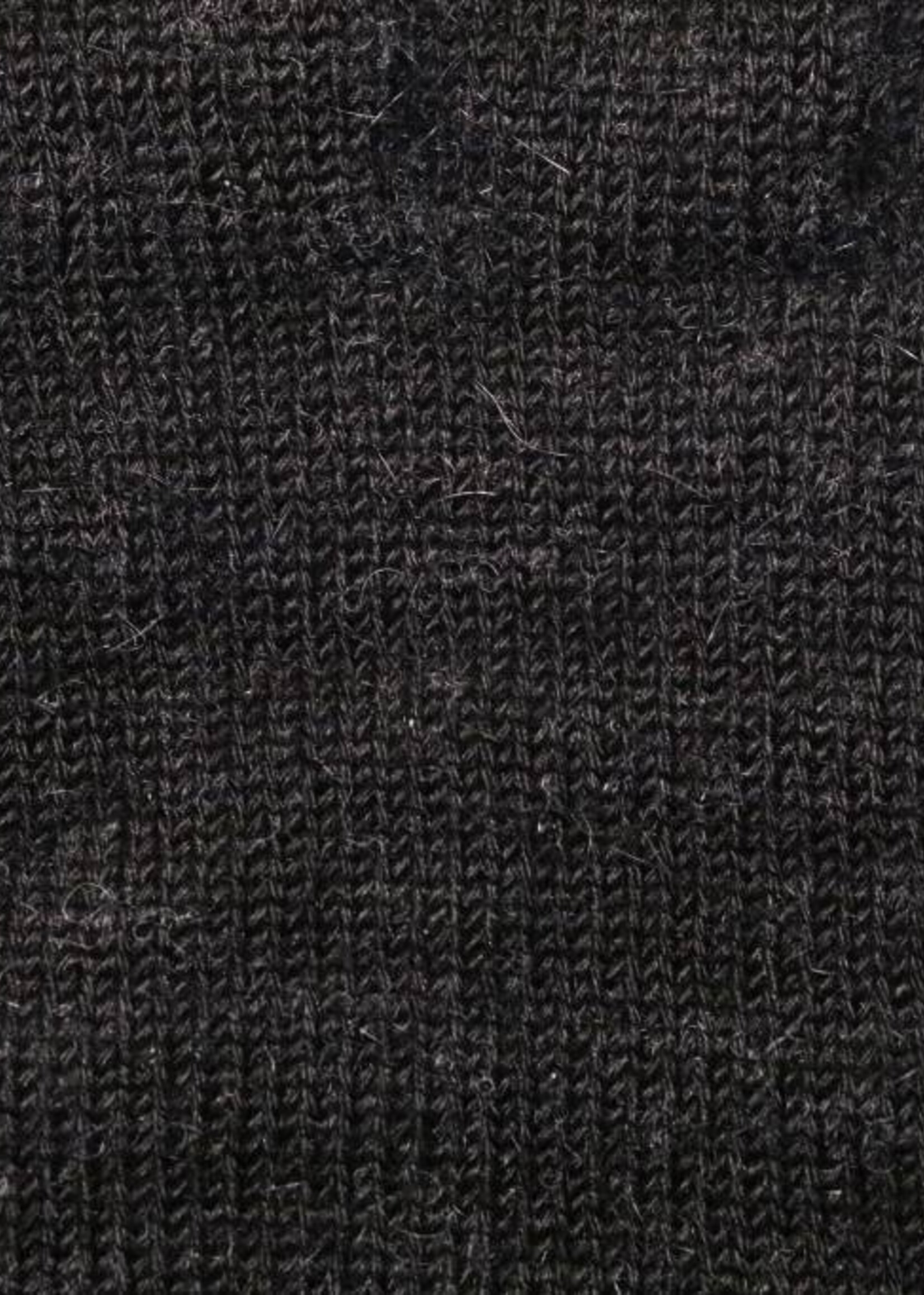 Weft Possum/Merino Handschuhe - Lange Finger - Schwarz Anthrazit