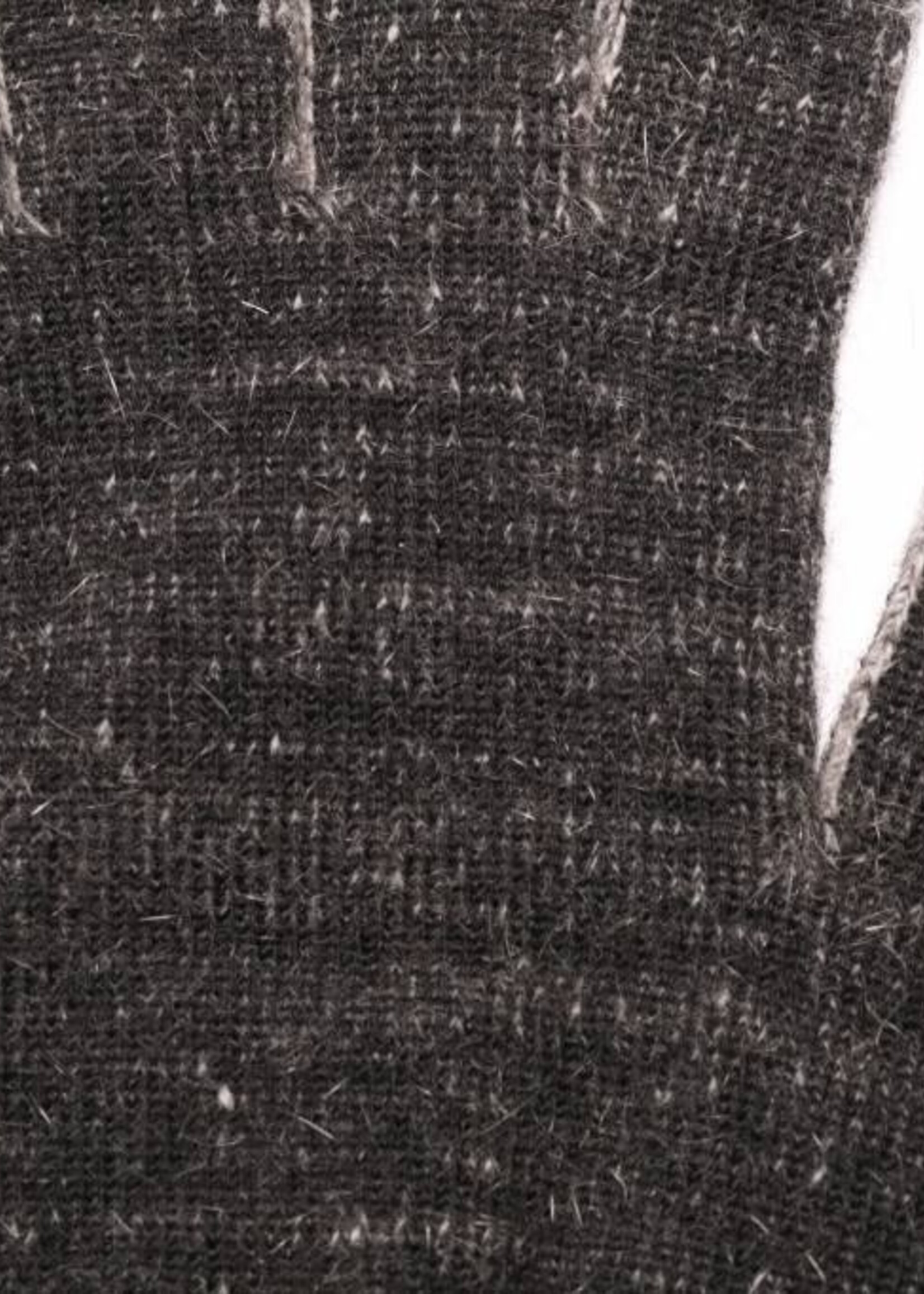 Weft Opossum/Merino Handschuhe - Lange Finger - Schwarz