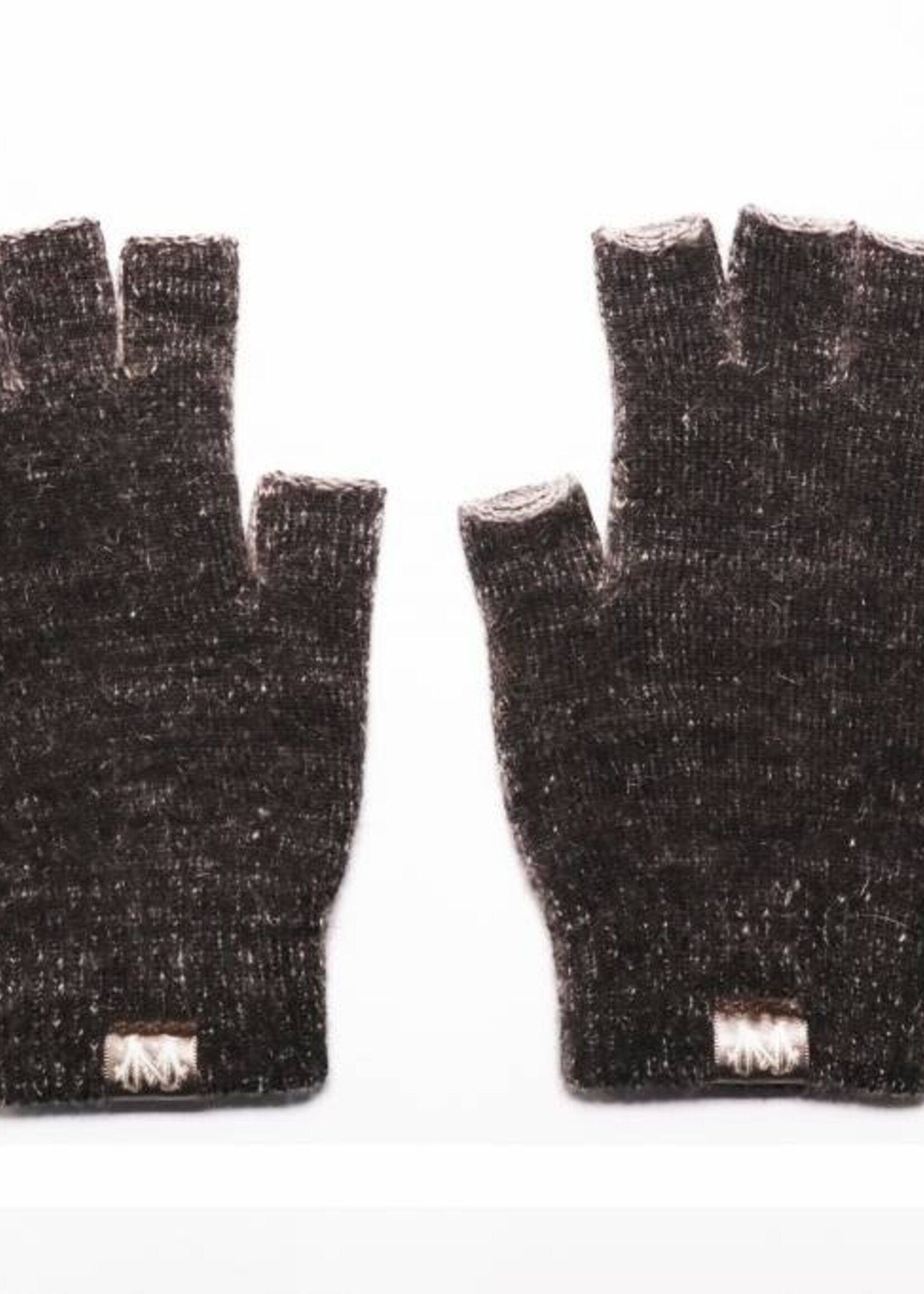 Weft Opossum/Merino Handschuhe - Kurze Finger - Schwarz