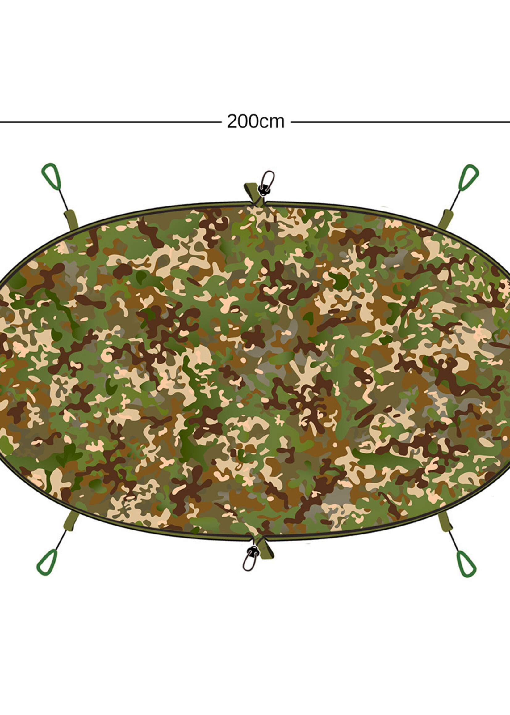 DD Hammocks Underblanket Multicam - Hängematten Unterbett