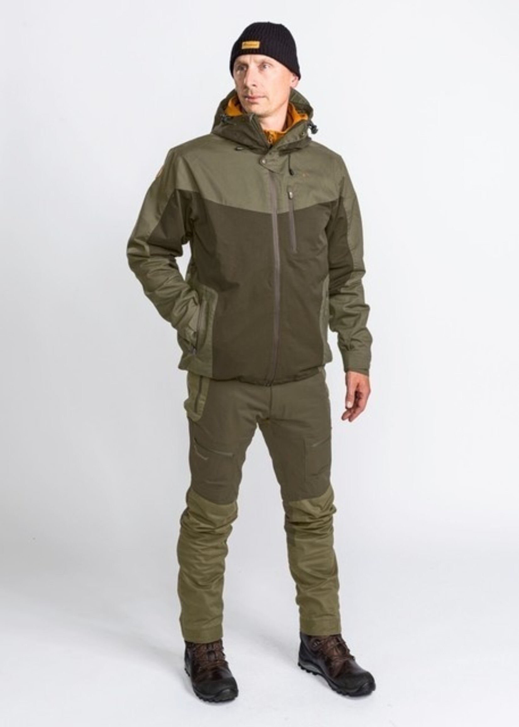 Pinewood Finnveden Hybrid Extreme Jacke - Dunkel Olivgrün / Jagd-Olivgrün (5300)