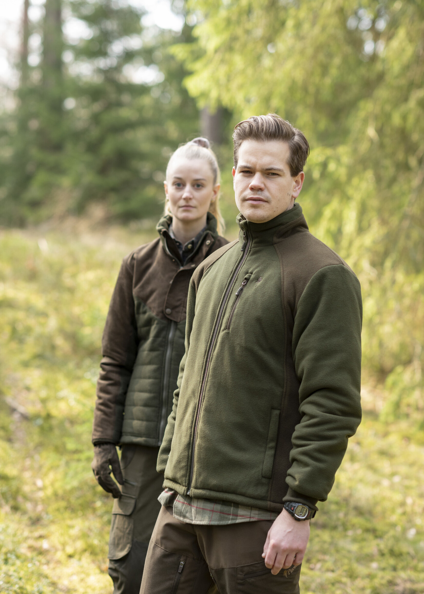 Pinewood Harrie Fleece Jacke - Grün