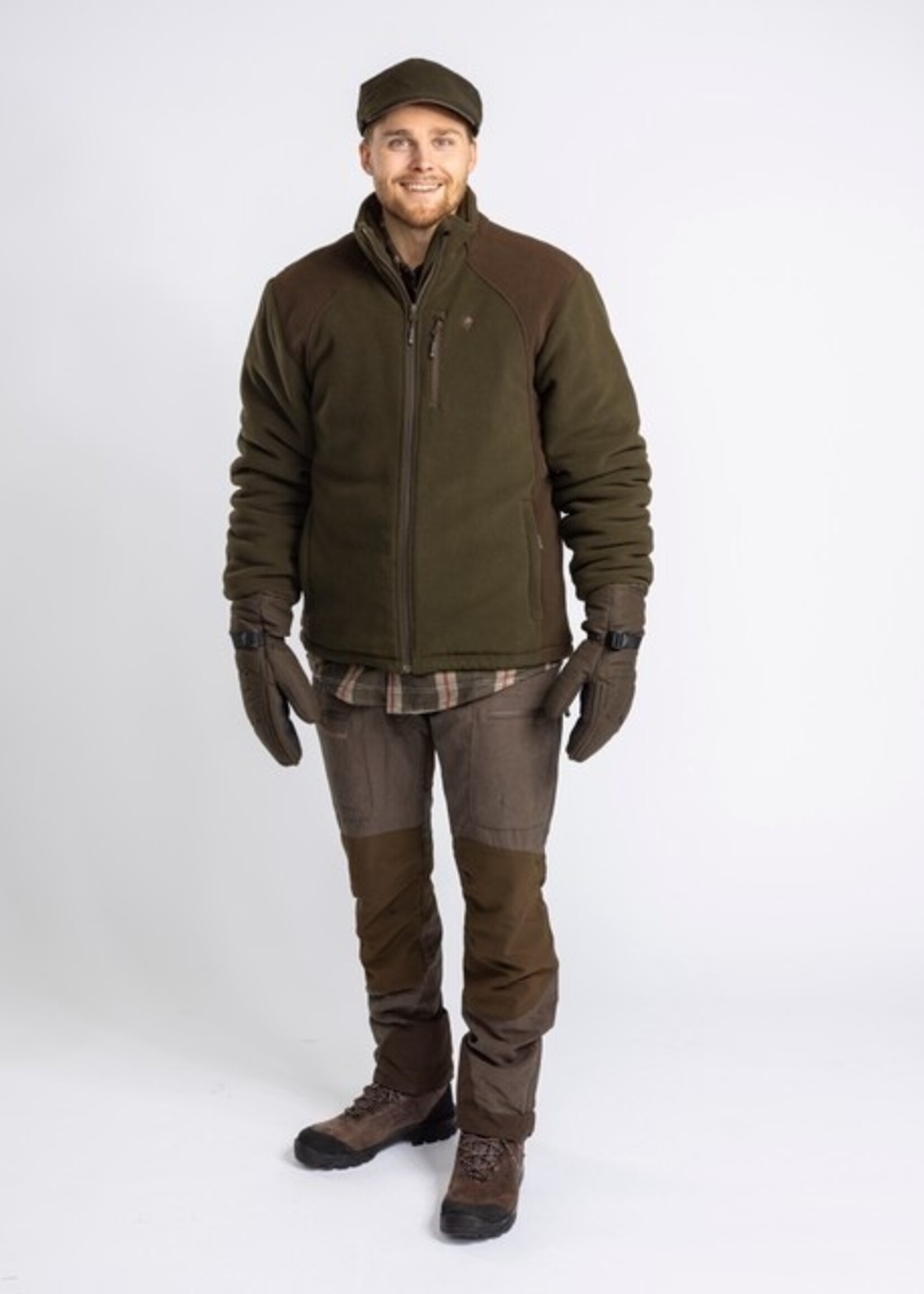Pinewood Harrie Fleece Jacke - Grün