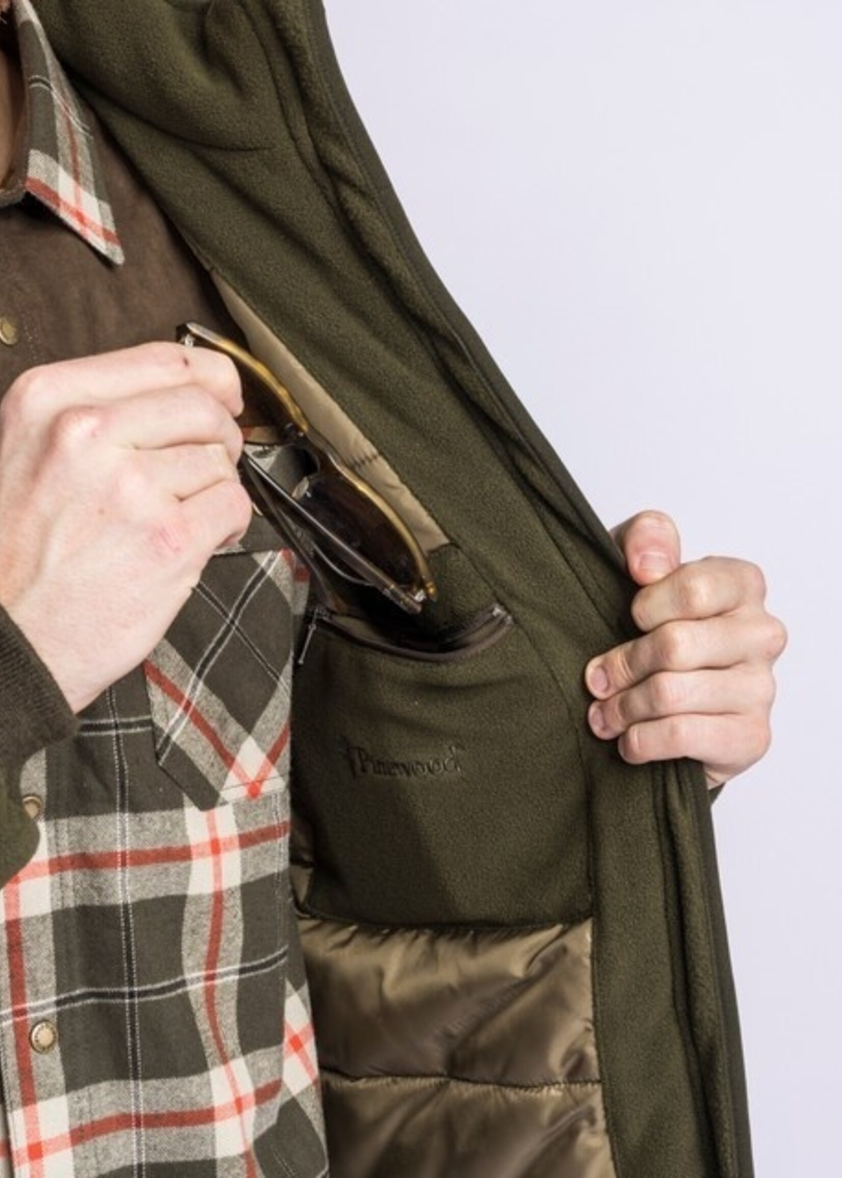 Pinewood Harrie Fleece Jacke - Grün