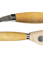 MoraKniv Löffelmesser 162 mit doppelter Schneide und Lederschutz