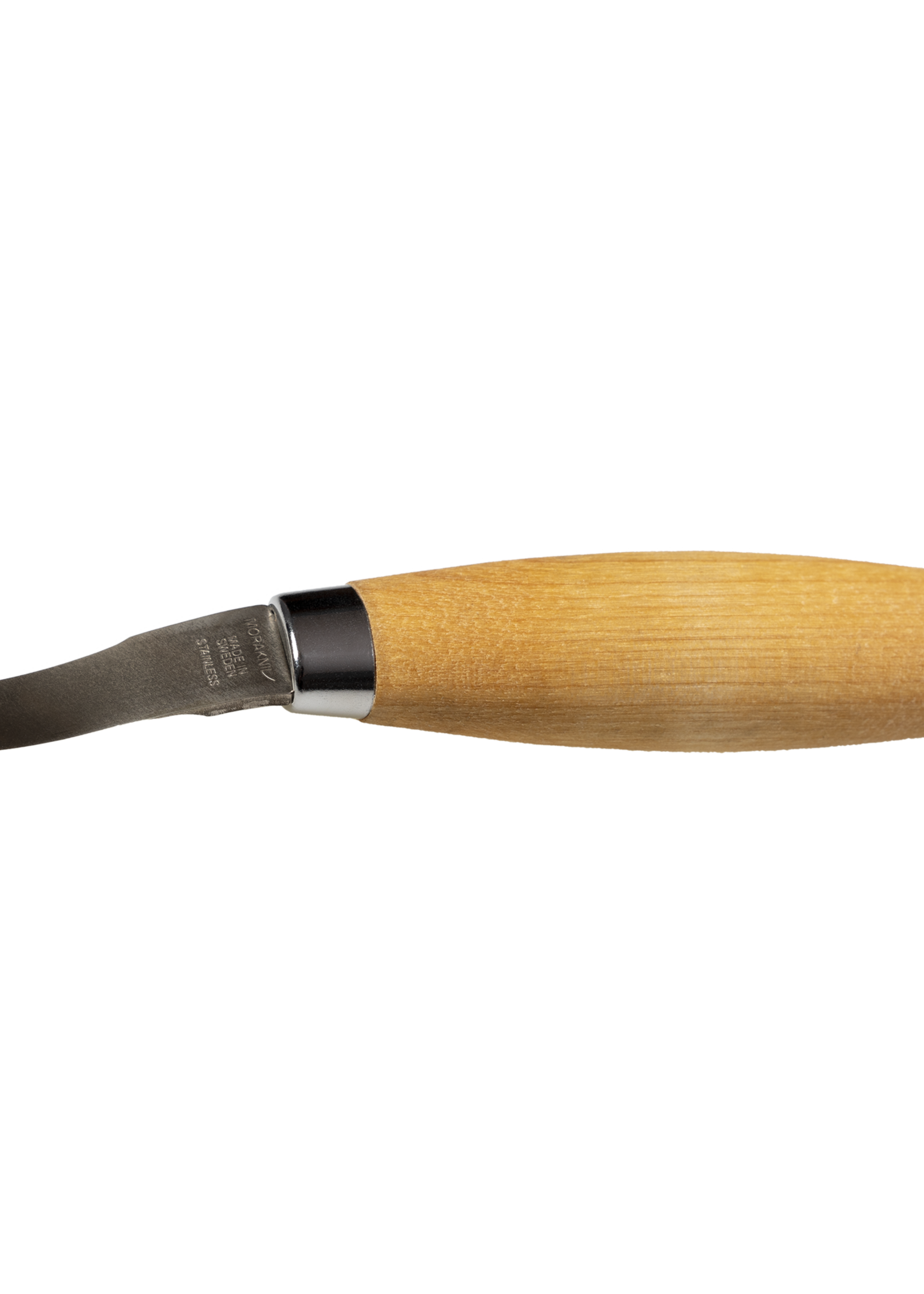 MoraKniv Löffelmesser 162 mit doppelter Schneide und Lederschutz