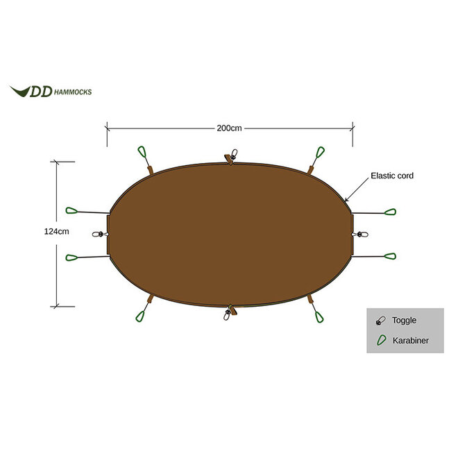 Underblanket - Unterdecke Coyote Brown