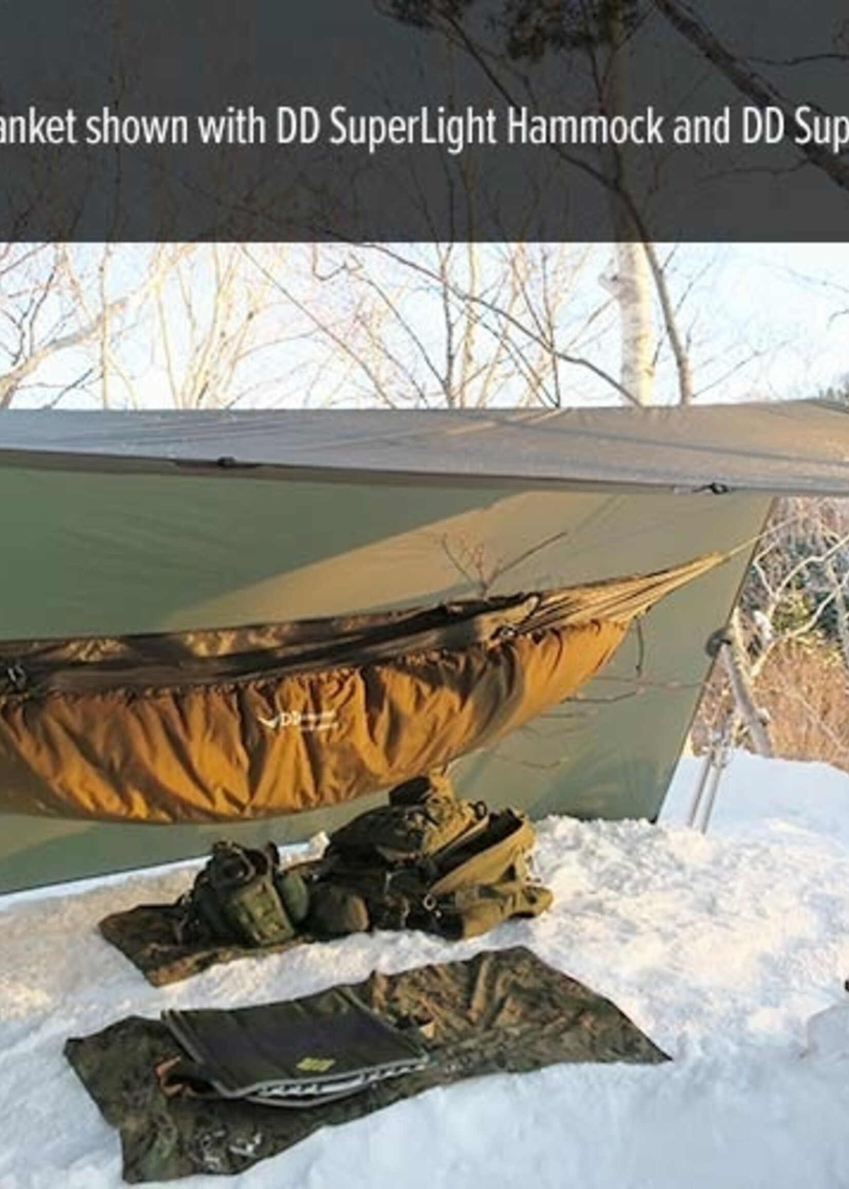 DD Hammocks Underblanket - Unterdecke Coyote Brown