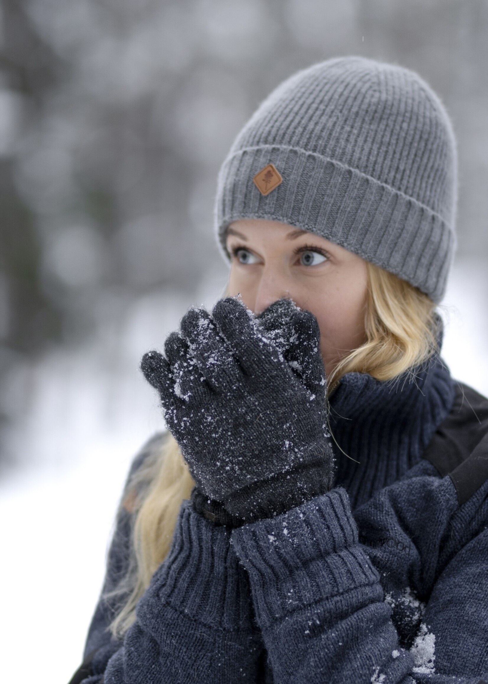 Pinewood Wollhandschuhe - Moosgrün Melange (1122)