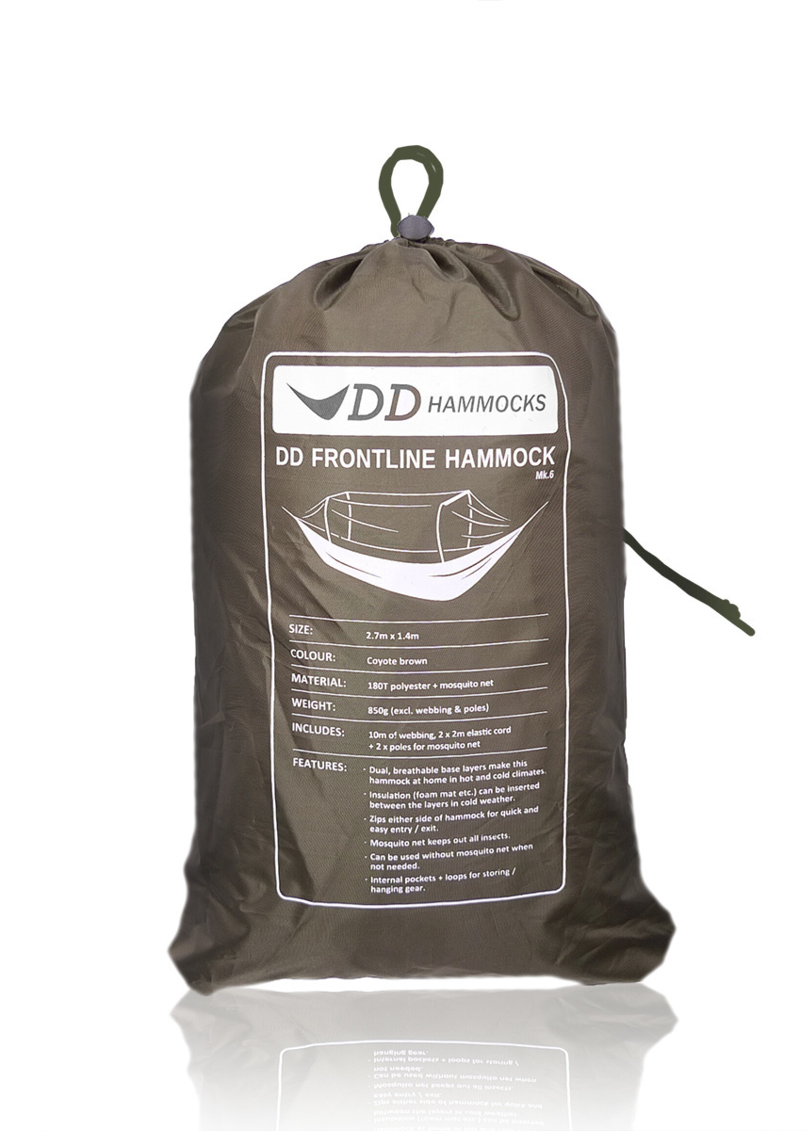 DD Hammocks Frontline Hängematte - Coyote Braun