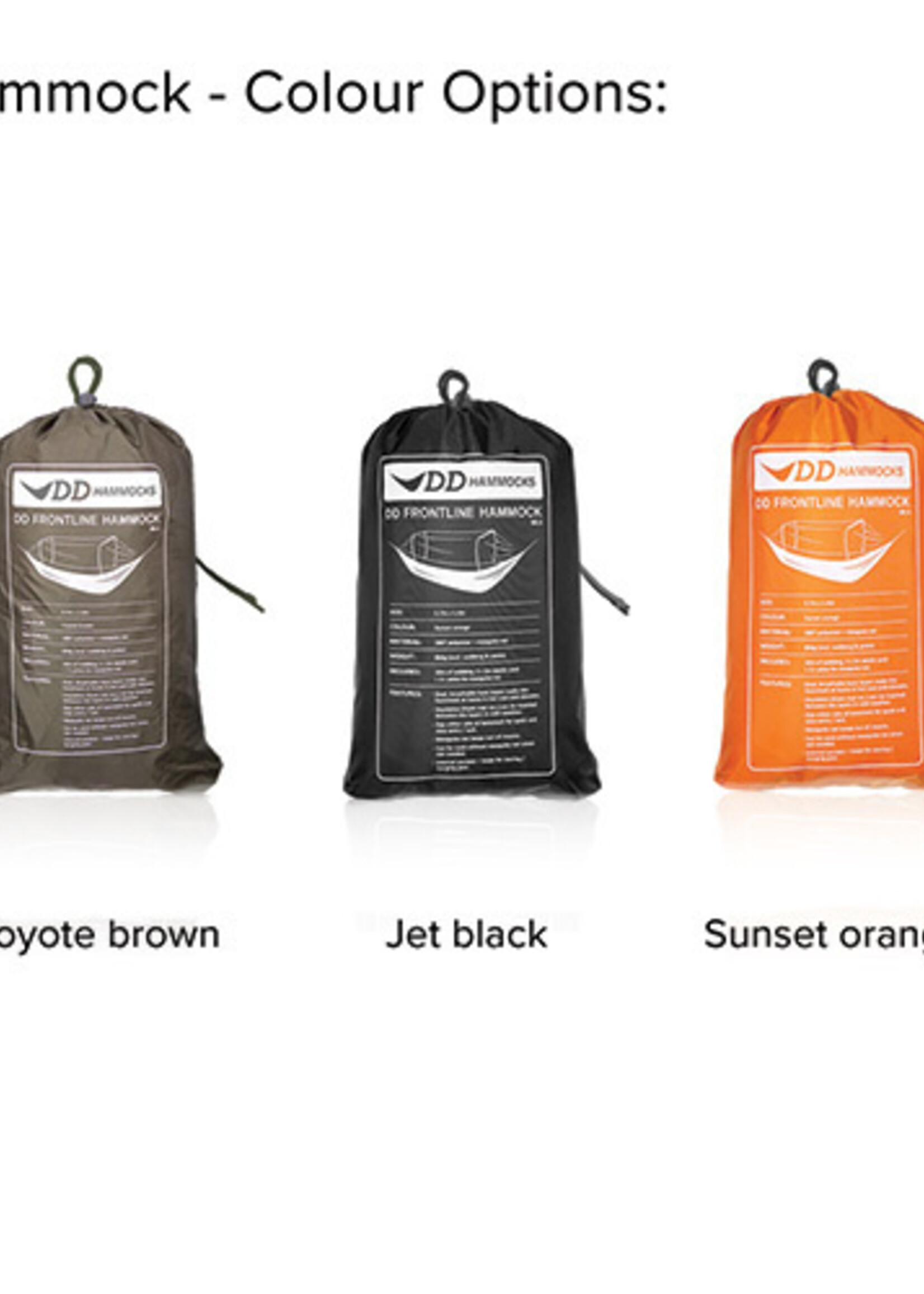 DD Hammocks Frontline Hängematte - Coyote Braun