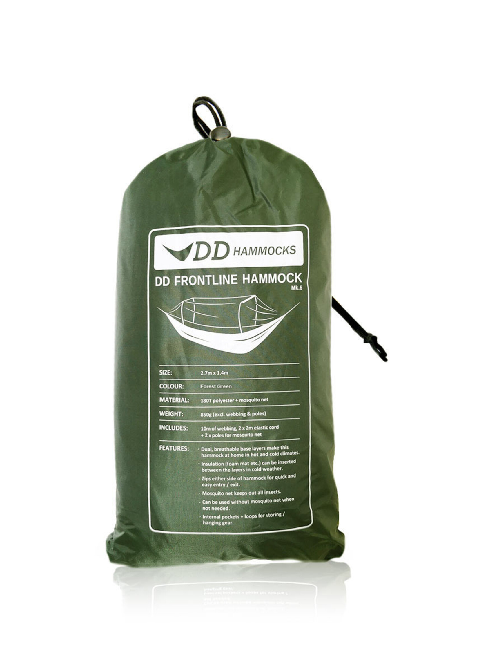 DD Hammocks Frontline Hängematte - Waldgrün