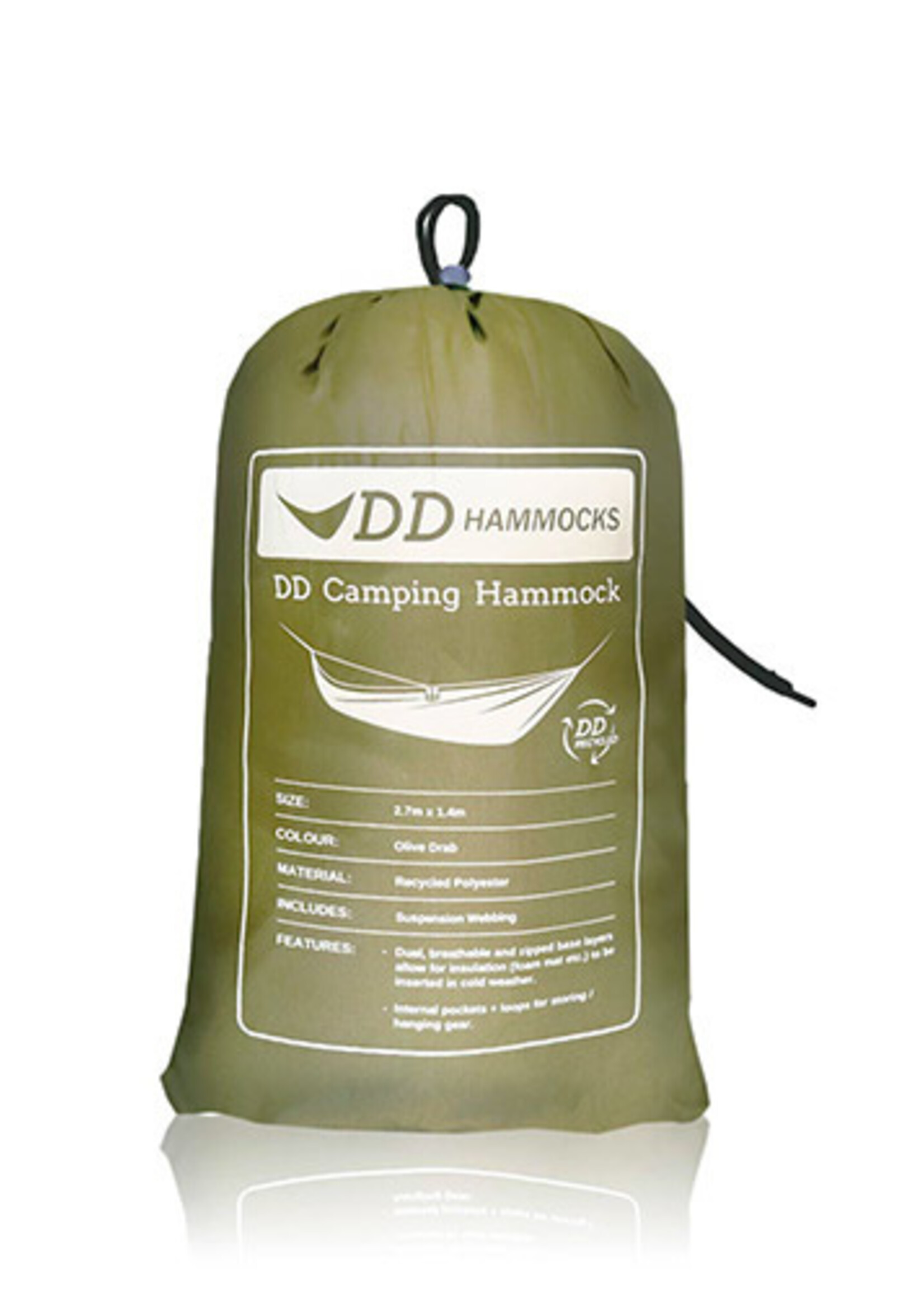 DD Hammocks DD Recycled - Camping Hängematte - Olive Drab