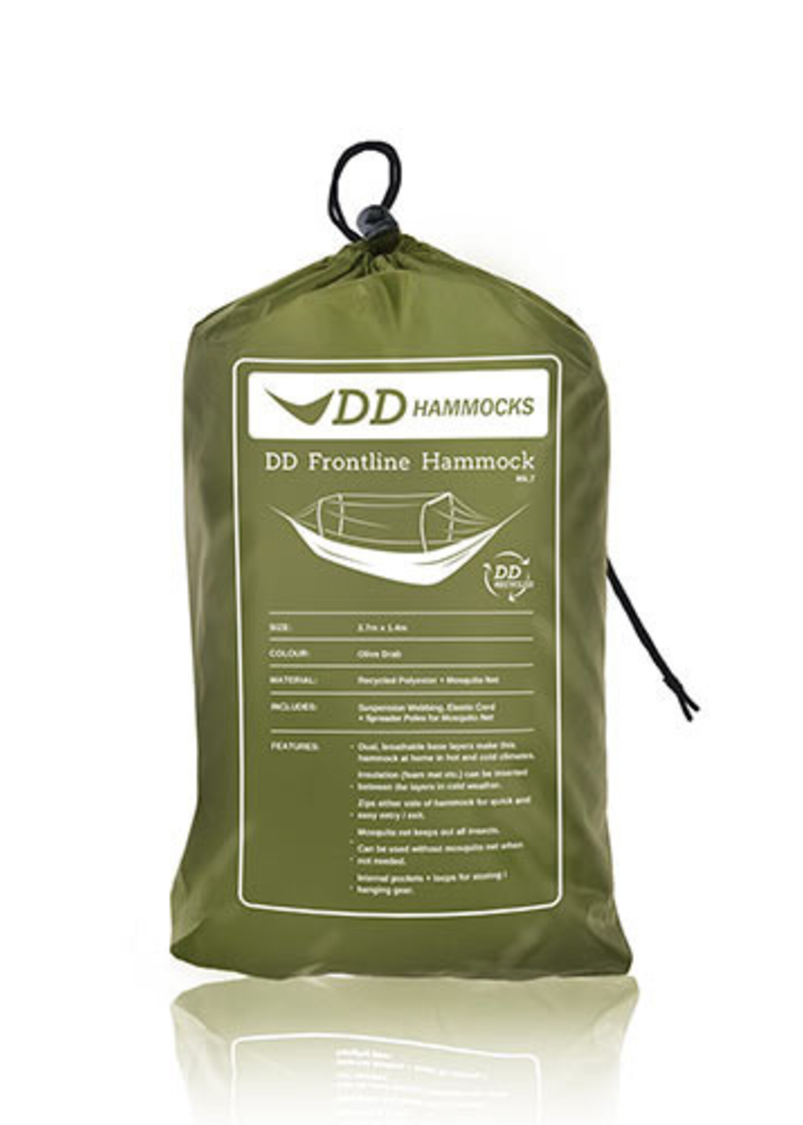 DD Hammocks DD Recycled - Frontline Hängematte - Olive Drab