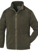 Pinewood Retriever Fleece-Jacke - Dunkel-Olive/Wildleder Braun