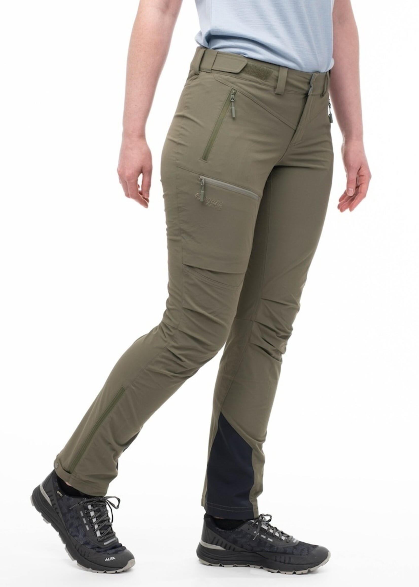 Bergans of Norway Breheimen Softshell-Hose - Frauen - Dunkelgrüner Schlamm