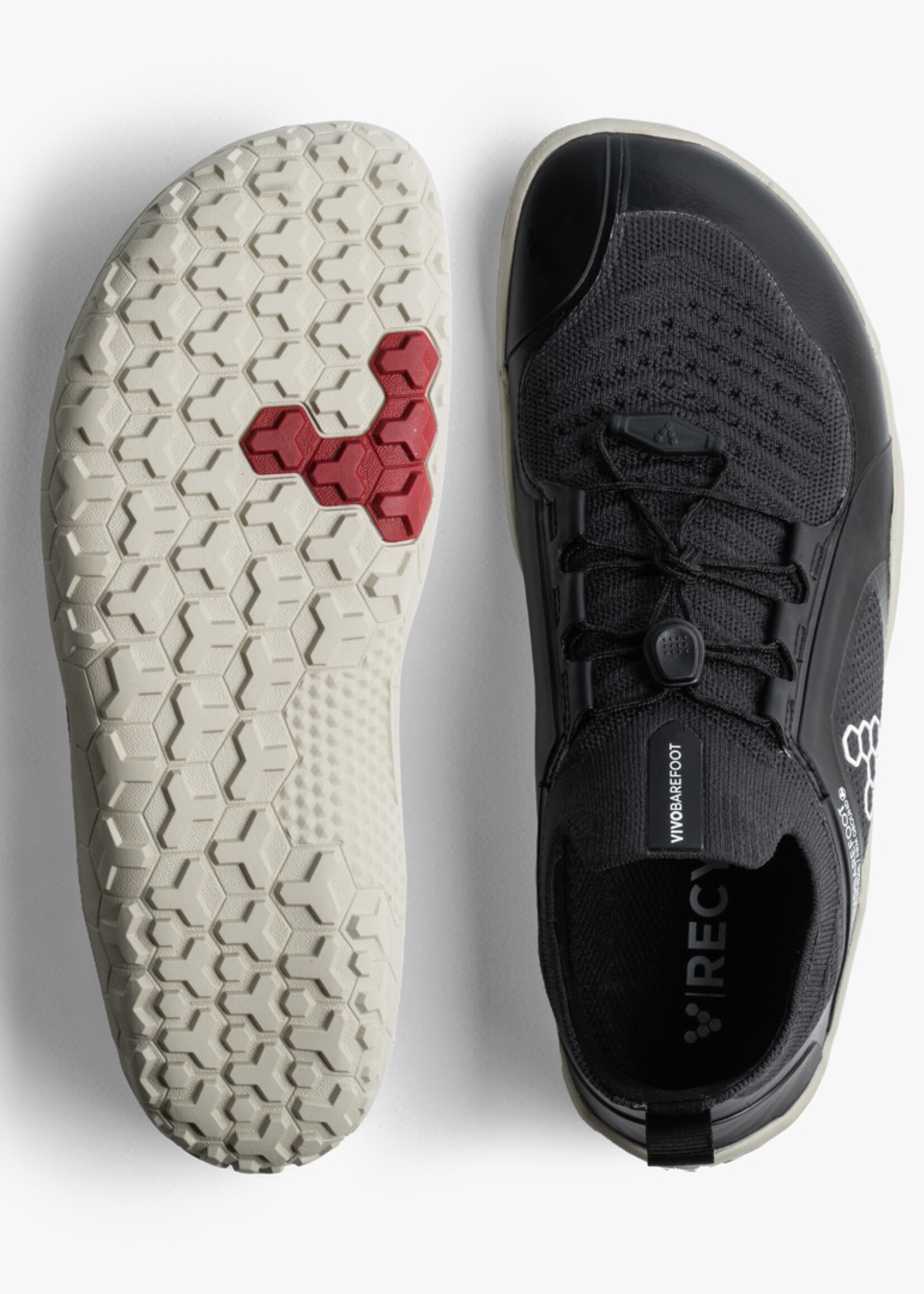 Vivobarefoot Primus Trail Knit FG - Womens - Obsidian/Pelikan