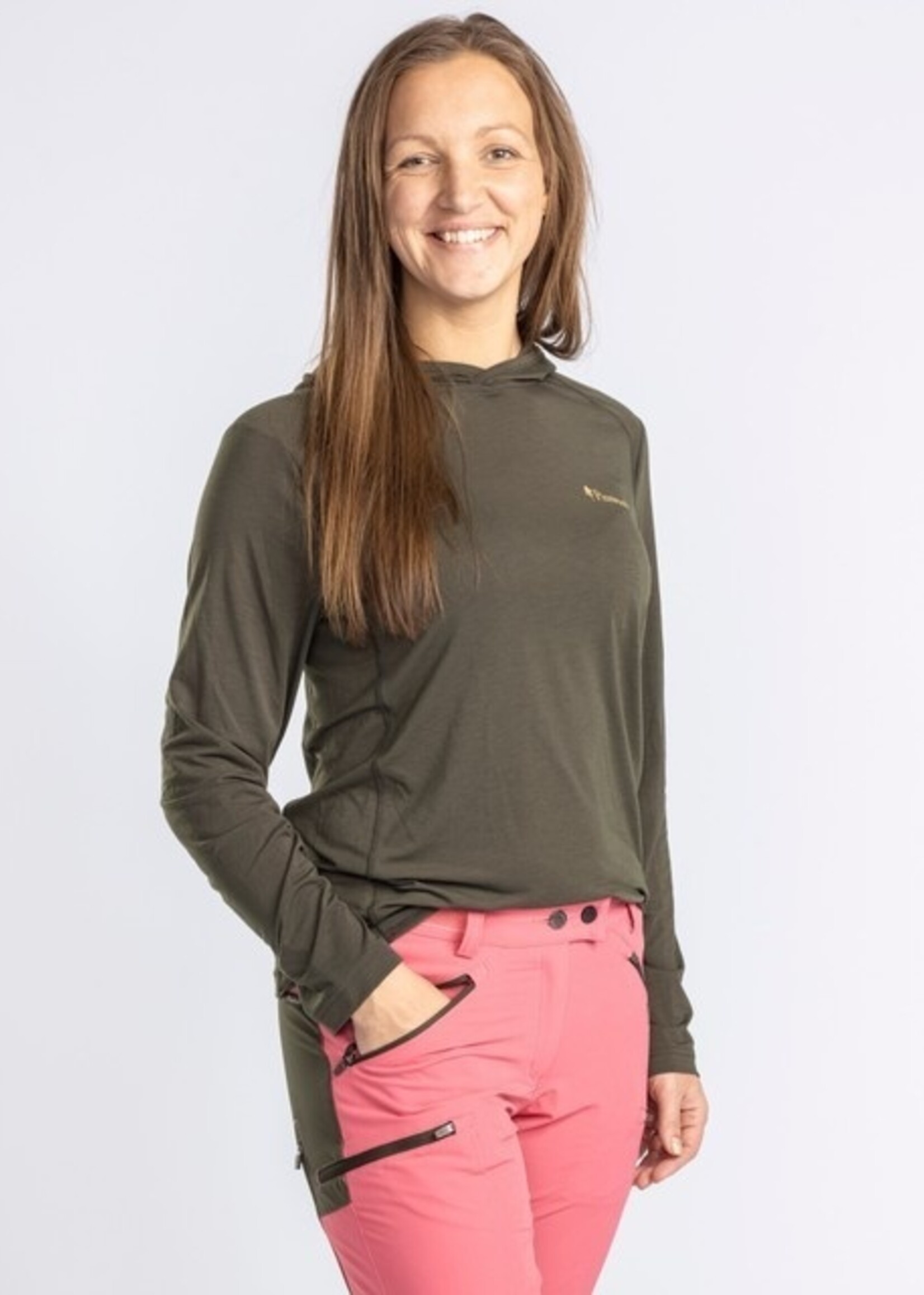 Pinewood InsectSafe Function Hoodie - Frauen - Moosgrün