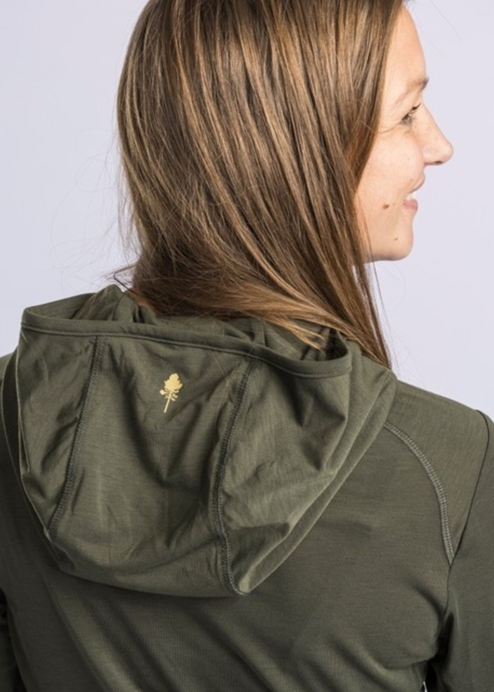 Pinewood InsectSafe Function Hoodie - Frauen - Moosgrün