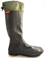 Pokeboo TREAD Regenstiefel - faltbar - Schwarz/Grün