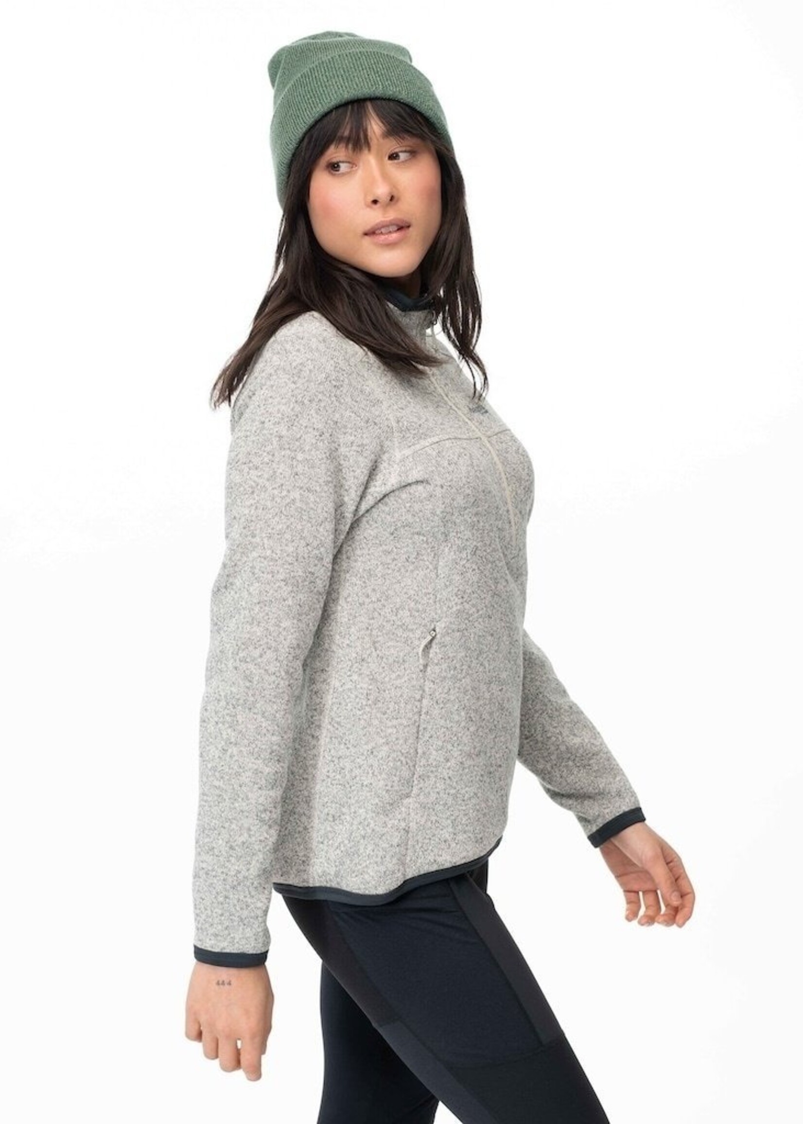 Bergans of Norway Kamphaug Knitted W Half Zip - Chalk Sand