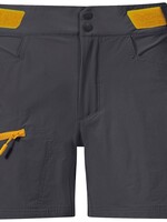 Bergans of Norway Cecilie Mtn Softshell Shorts - Solid Dunkelgrau/Wolkenbeere Gelb
