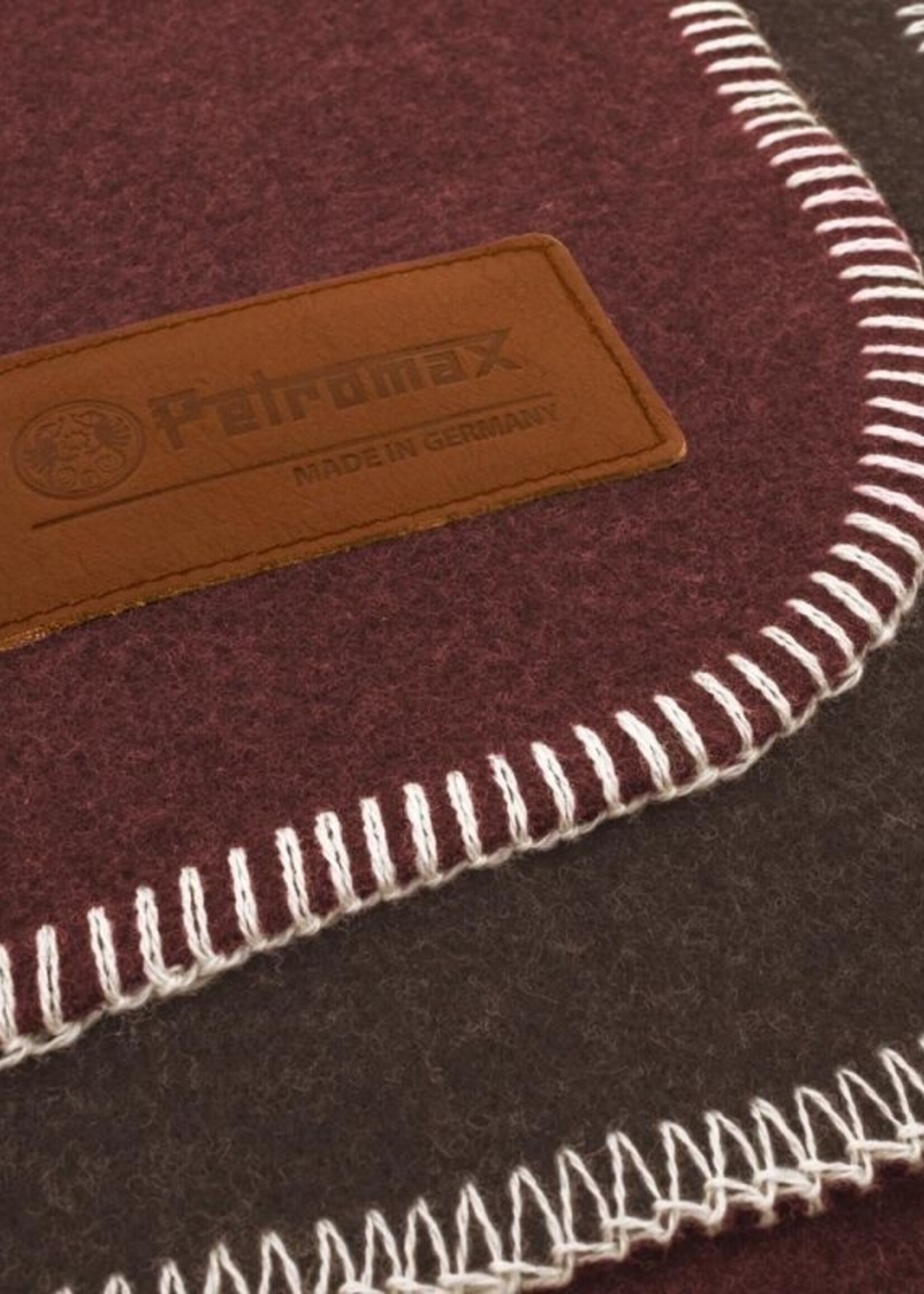 Petromax Decke aus weicher Wolle (150x200) Rot/Braun