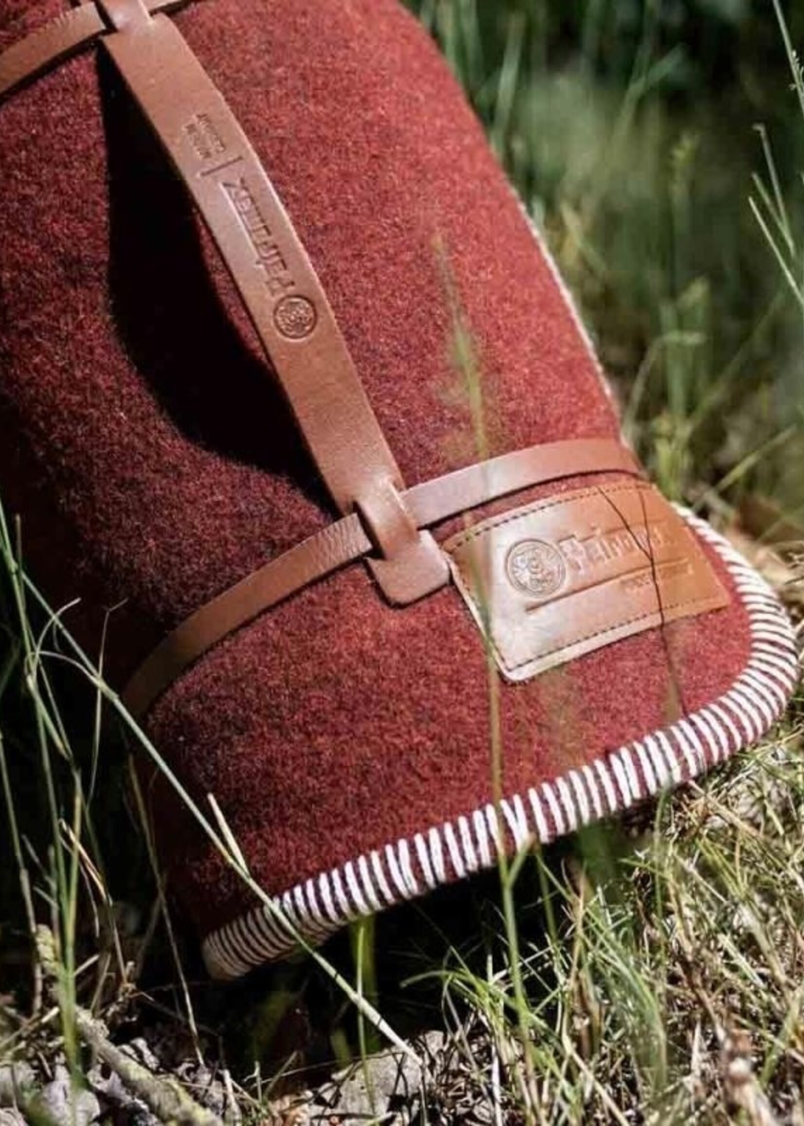 Petromax Decke aus weicher Wolle (150x200) Rot/Braun