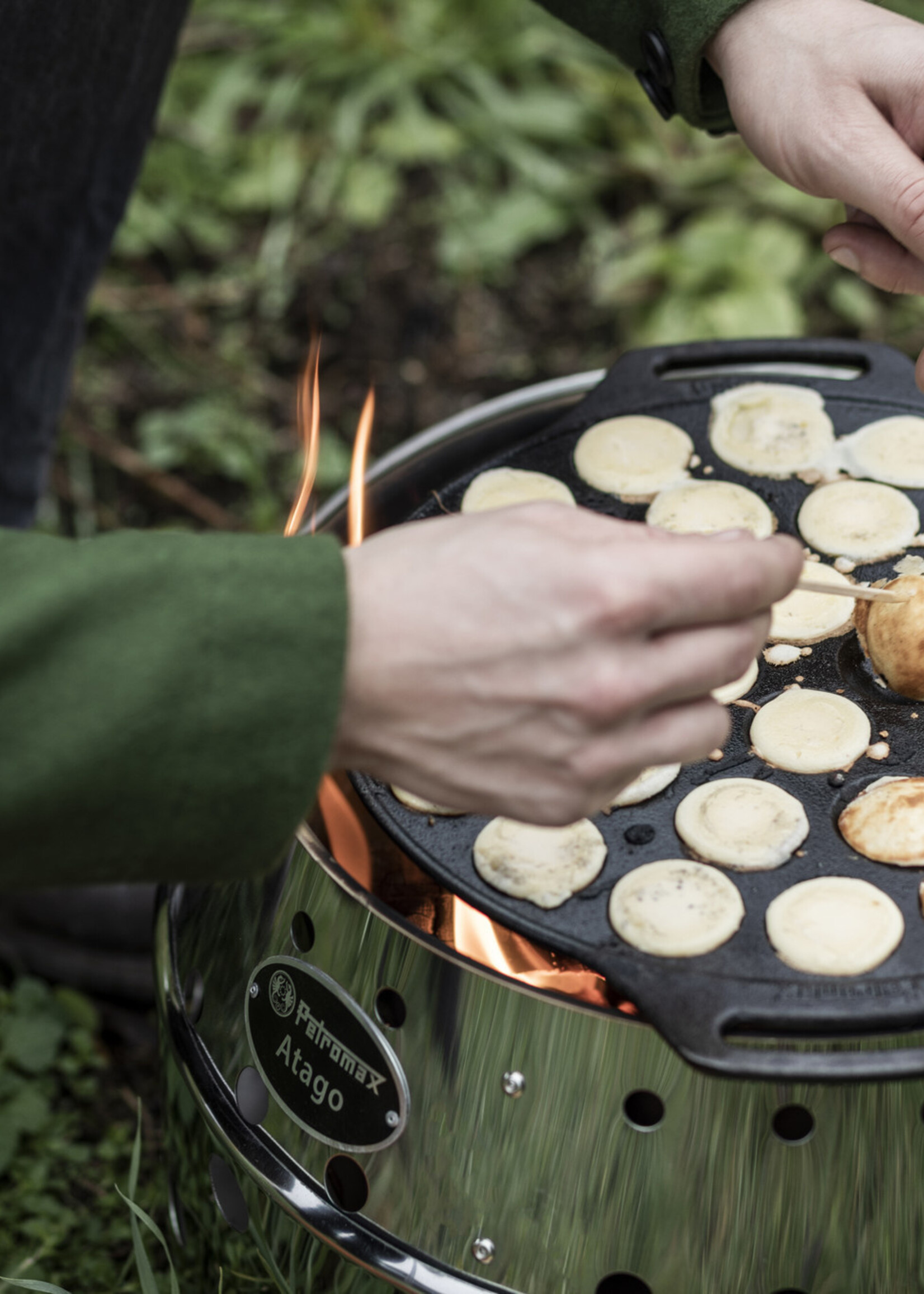 Petromax Poff30-Gusseisen Poffertjes Pfanne - XL