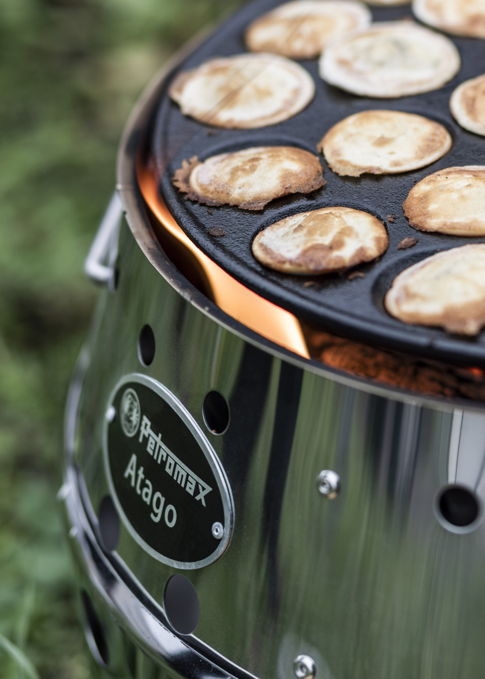 Petromax Poff30-Gusseisen Poffertjes Pfanne - XL