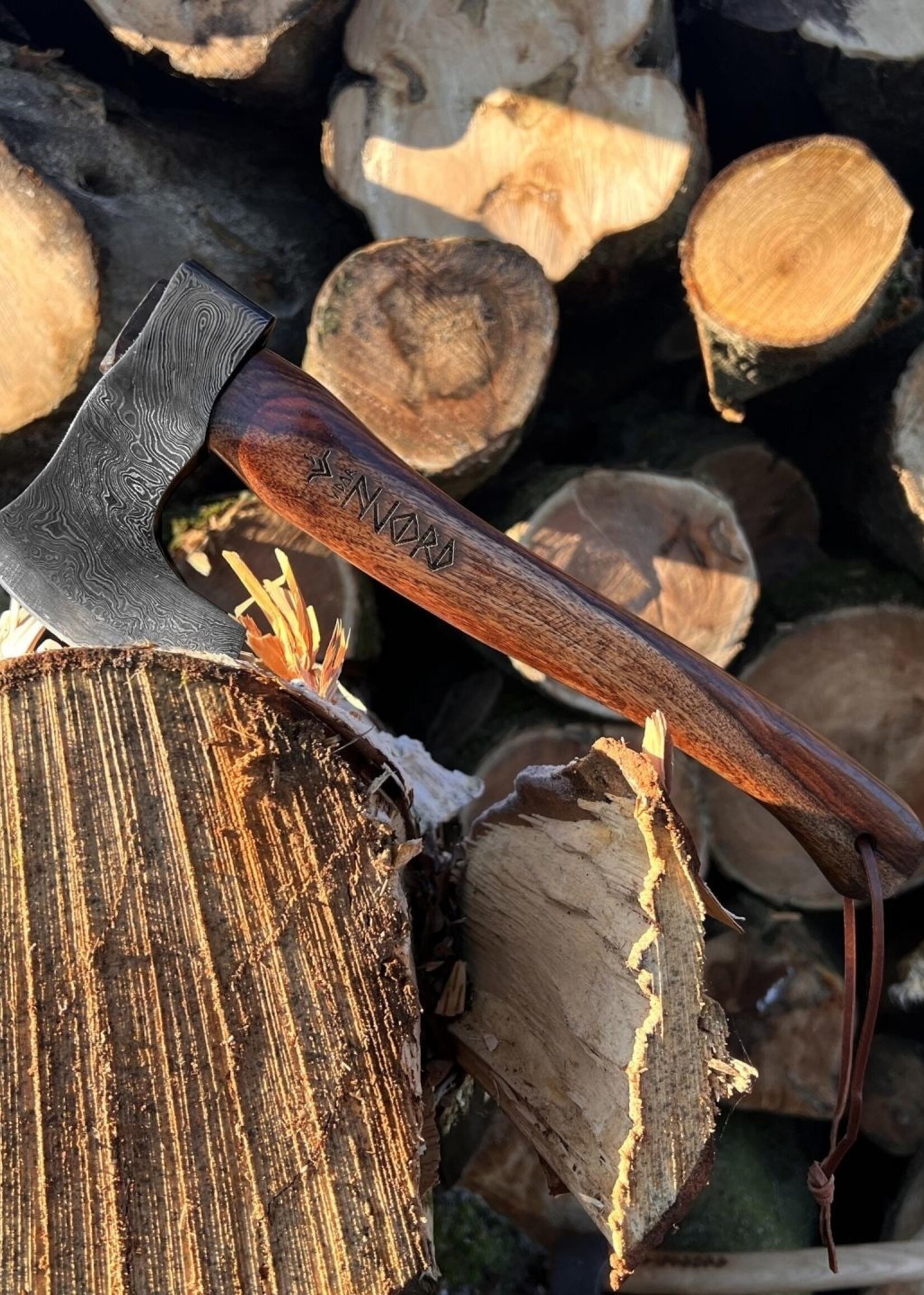 Njord Vidar Wikinger Damast Medium | Wikinger Axt 2.0*