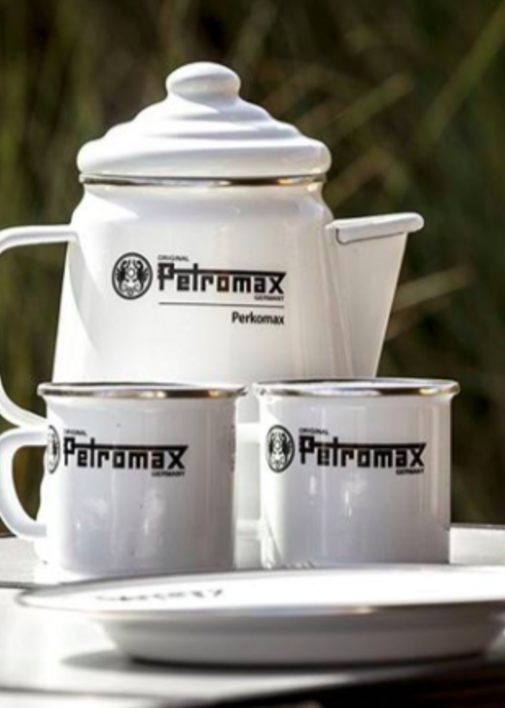 Petromax Kaffeemaschine / Perkomax weiß
