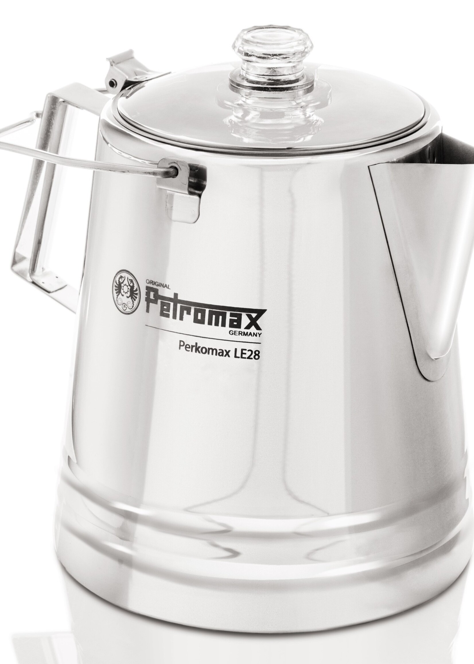 Petromax Perkomax Edelstahl Perkolator - 28 Tassen