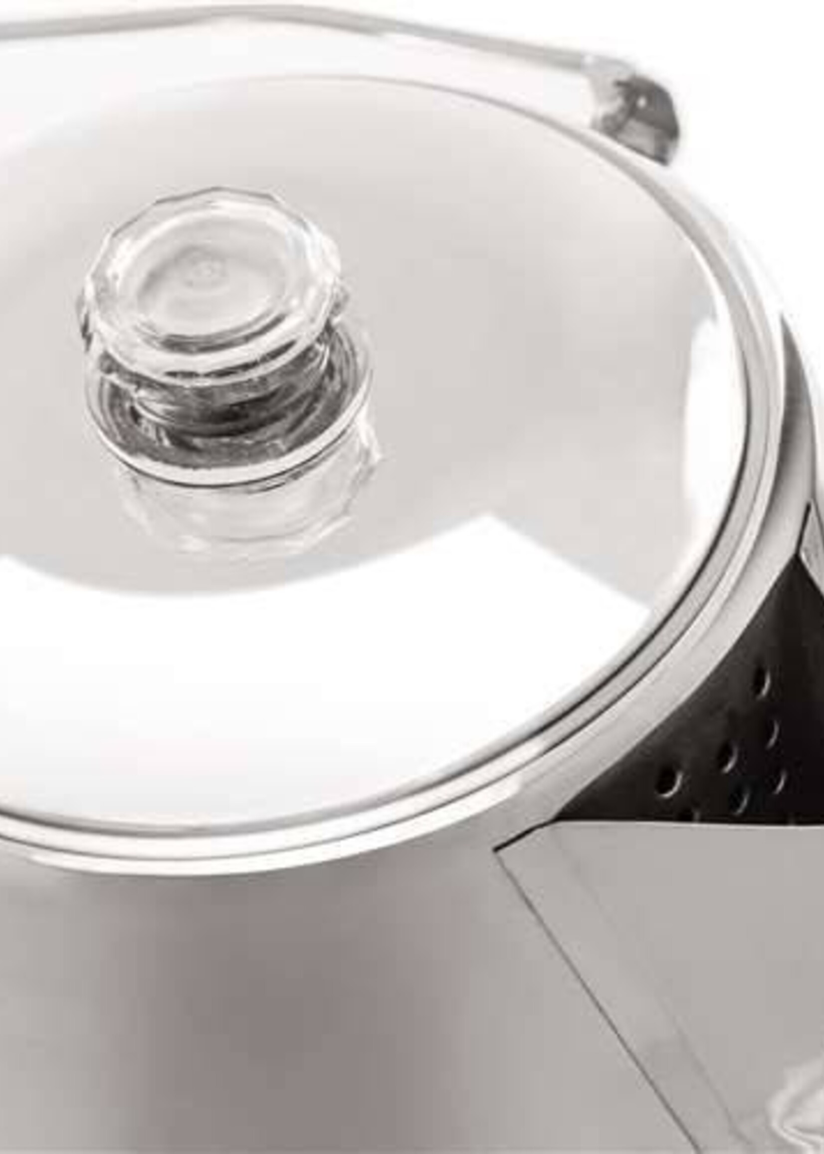 Petromax Perkomax Edelstahl Perkolator - 28 Tassen