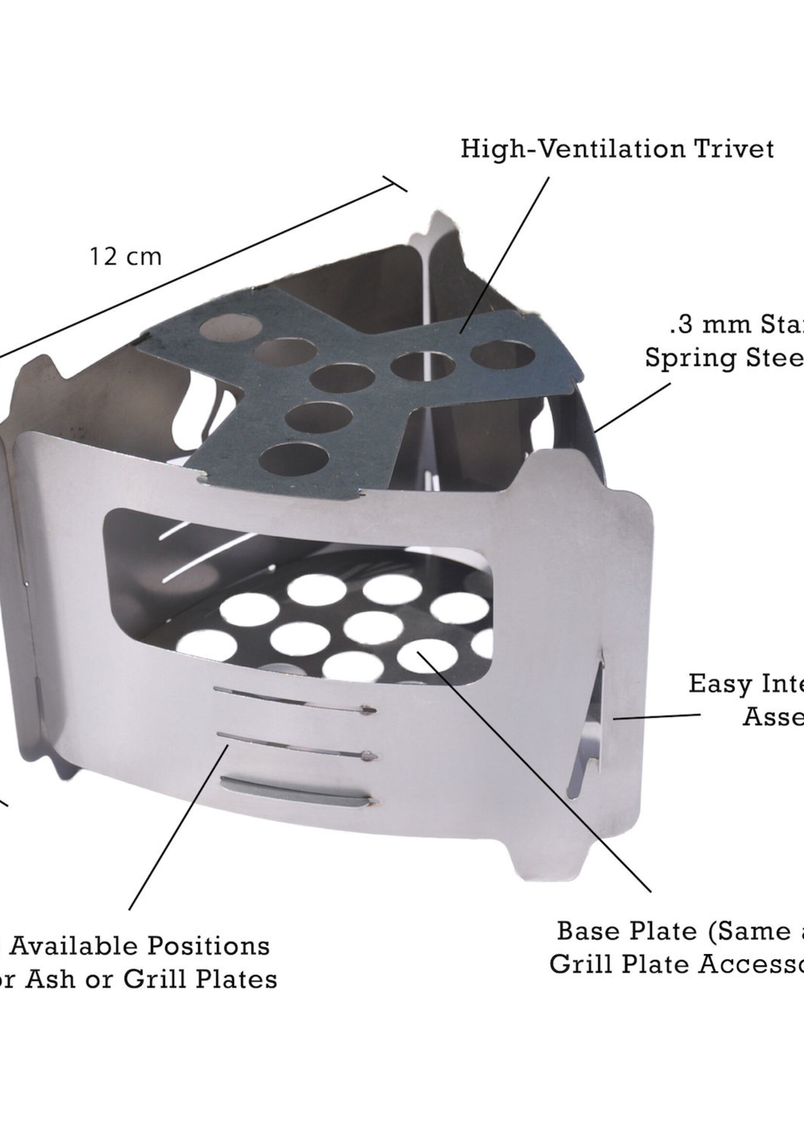 Bushcraft Essentials Bushbox Ultralight Outdoor Pocket Stove - Taschenkocher
