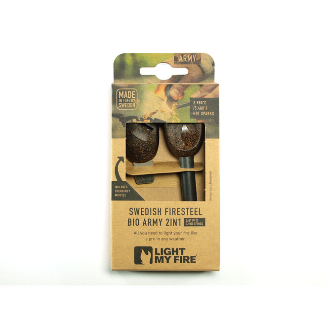 Feuerstahl/ Firesteel Bio Army - Kokosnussschale