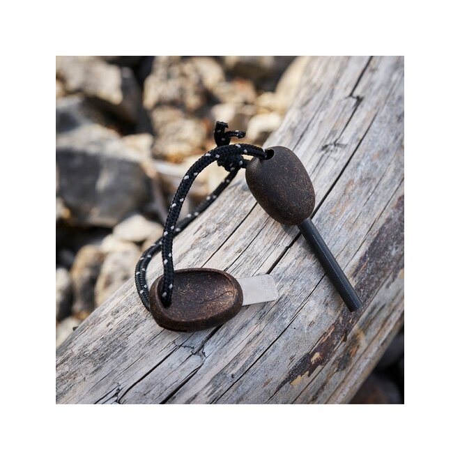 Feuerstahl/ Firesteel Bio Army - Kokosnussschale