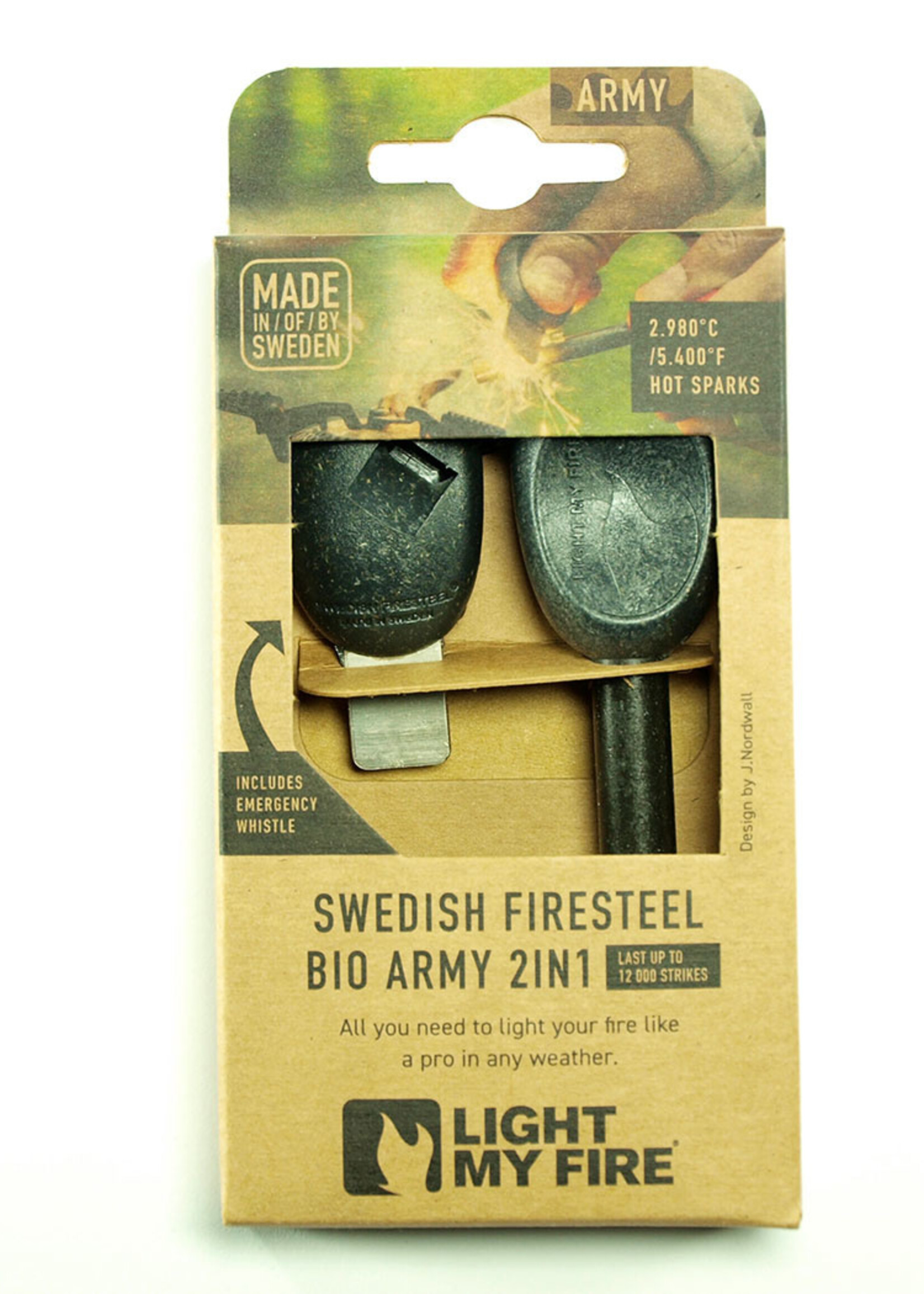 Light My Fire Feuerstahl/ Firesteel Bio Army - Schwarz